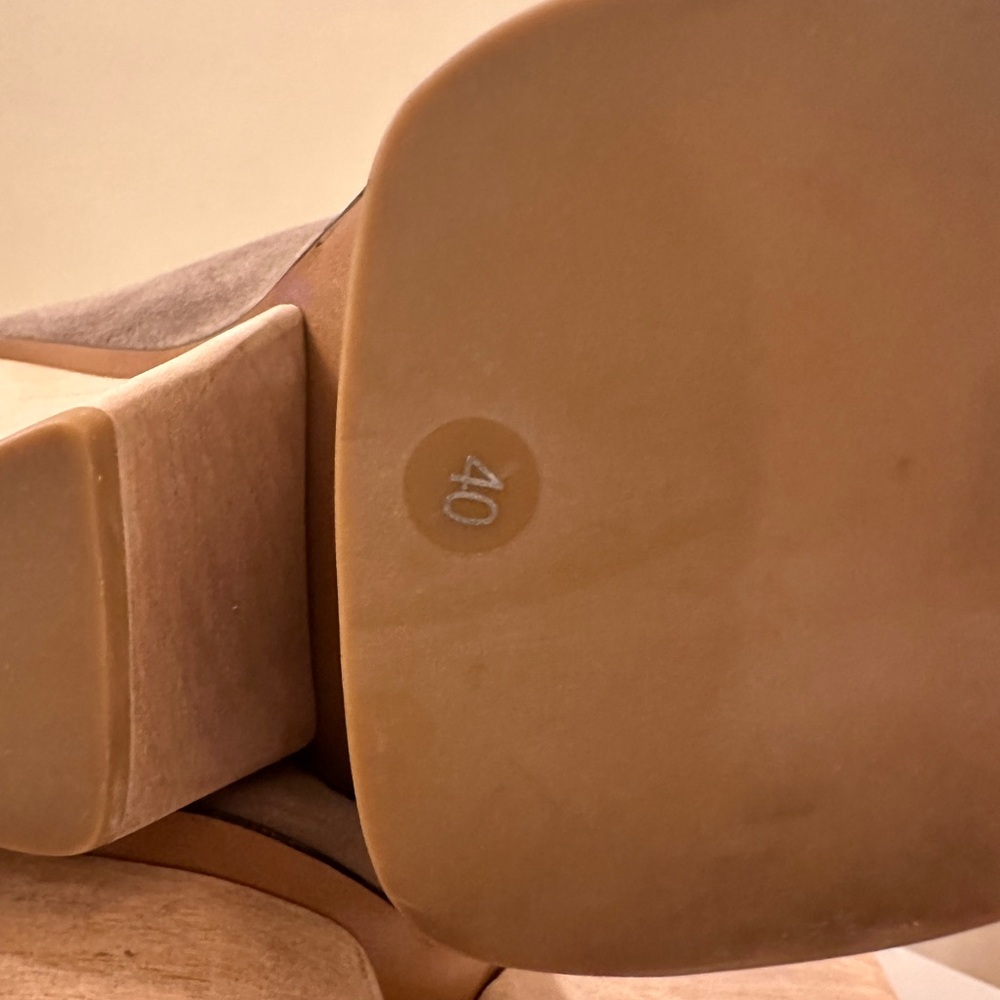 40 Marni Suede & Wood Platform Wedge Sandals - Picture 4 of 7